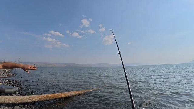 Карповая рыбалка на Кинерете с ночёвкой. Завоз на лодк