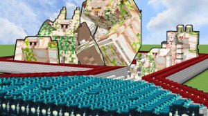 ОПАСНЫЙ БЕГ АРМИИ СТРАЖЕЙ, КАЖДЫЙ БОСС ЖЕЛЕЗНОГО ГОЛЕМА В МАЙНКРАФТЕ