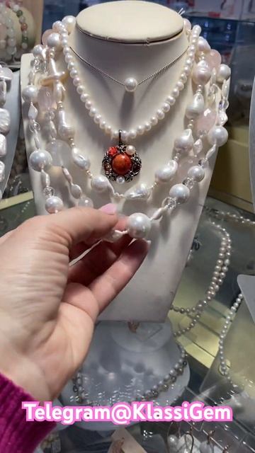 #магазин #камня #серебро #jewelry #бусы #колье #жемчуг #баро?