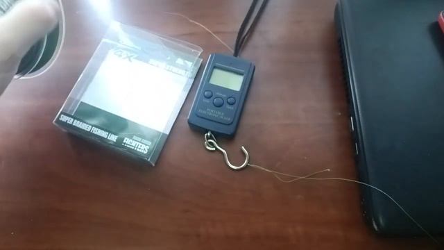 Kaida Fighters - Четырехжильный шнур PE 2.5# / 0.25 мм. Тест на проч?