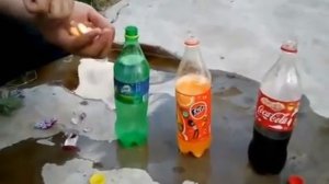 Ментос и газировка Fanta,Coca cola,Sprite