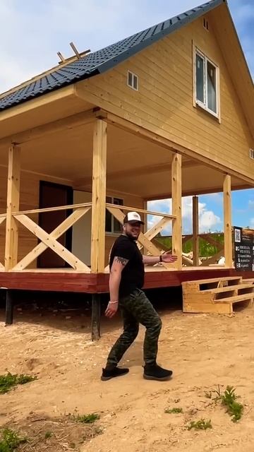 ПОЕХАЛ ГОЛОВОЙ на съёмках деревянного дома из бруса п?