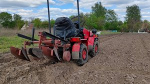 Мтз 132н Посадка картошки окучником