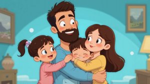 Детские песенки. Песенка про папу и маму