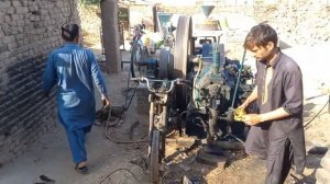 Запуск дизеля по пакистански.