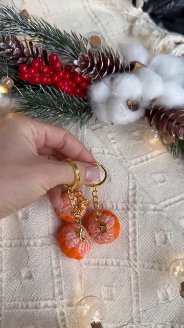 Брелки из полимерной глины 🍊 #ростовнадону #москва #б? смотреть онлайн