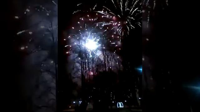 Салют в Даугавпилсе на новый год