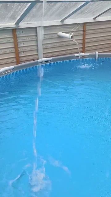 Дождевая вода в бассейн пыли нет ! смотреть онлайн