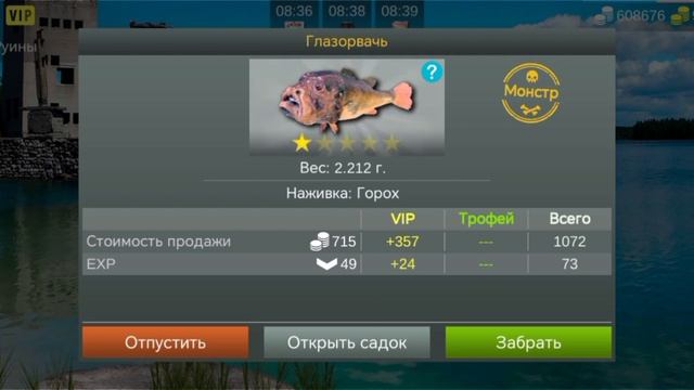 Как поймать монстра новичку в My Fishing World?