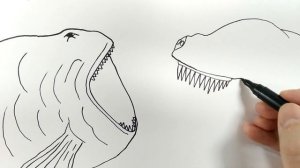 Рисуем ЭЛЬ ГРАН МАЙЯ против БЛУП, МОРСКОЙ ПОЖИРАТЕЛЬ