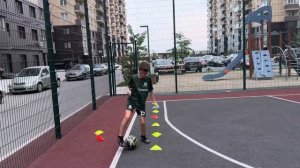 Футбольная Тренировка на упражнения детям 9-10 лет