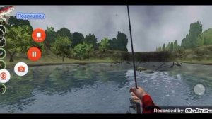 играю в Ultimate fishing simulator,ловля хариуса форели и лосося