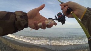 Ловля барабульки в Сочи с берега.