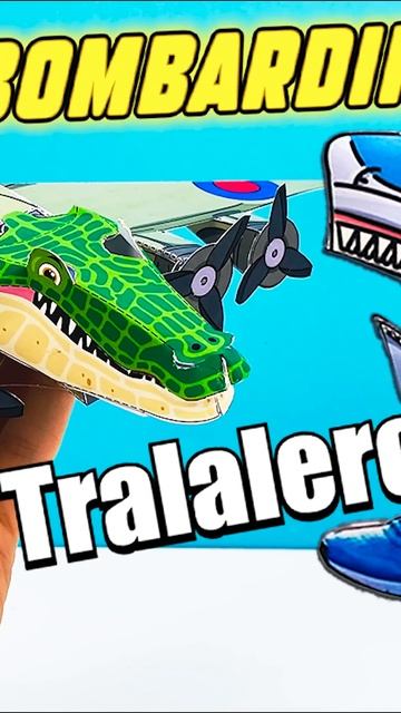 Крокодило Бомбардиро и Тралалеро Тралала мемы смотреть онлайн