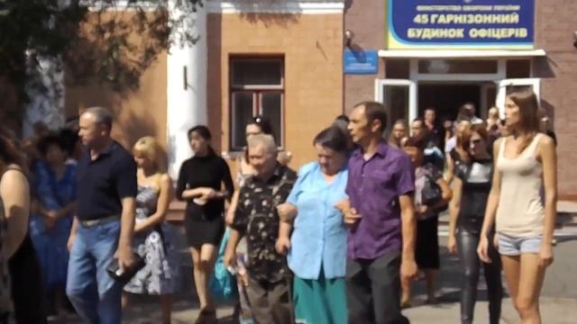 Видео ПН: Прощание с погибшим николаевским солдатом