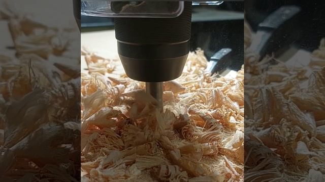 Процесс сверления заготовок из фанеры 21мм смотреть онлайн