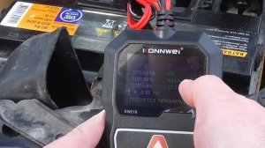 KONNWEI KW 218 - Тестер аккумулятора, генератора и стартера!