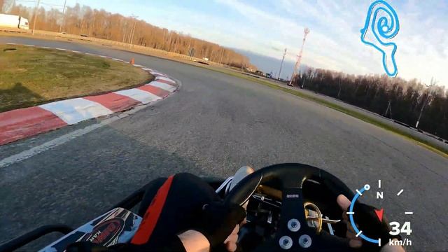 БезМонтажа: Картинг ЛИДЕР(г.Подольск) карт Dino 9л.с. GoPro9 4