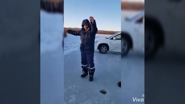 Рыбалка на р.Киевка. 3 января 2020 г. смотреть онлайн