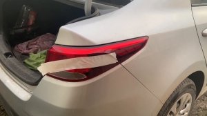 Замена лампы стоп сигнала Киа Рио 4