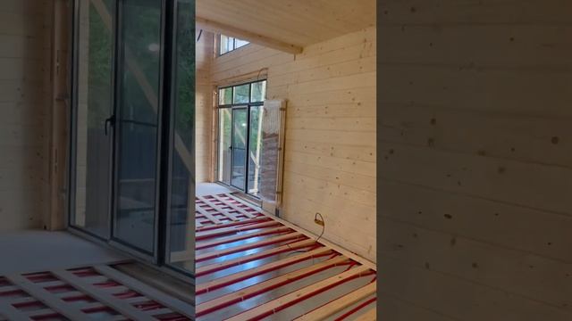 Этап электрификации деревянного дома из бревна . смотреть онлайн