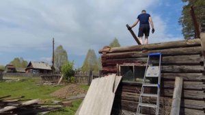 Разбираем старую баню!