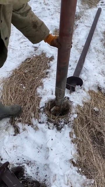 Буримся в промерзший грунт