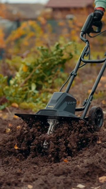 Электрический культиватор Kettama ECO 2000. Обладает 2.7 лс мо? смотреть онлайн