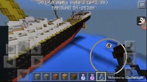 Потонувший ТИТАНИК в minecraft