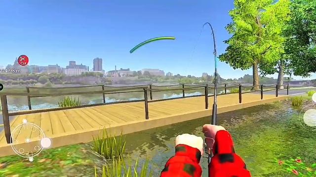 рыбачу на сома в игре Ultimate fishing simulator смотреть онлайн
