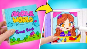 📚Книга-игра «Мир аватаров» 🎨 Весёлая игрушка для детей