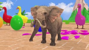 Мультики про животных, мультфильмы для деток, мультики с песенками, изучаем цвета на английском - Де