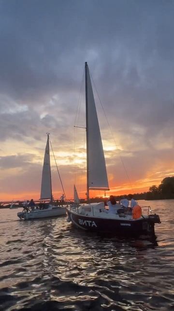 Парусник на закате. Нижний Новгород. Сезон 2024 #music #travel # смотреть онлайн