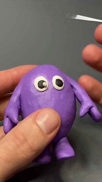 Making Grimace #clayart #plasticine #grimaceshake #grimace смотреть онлайн
