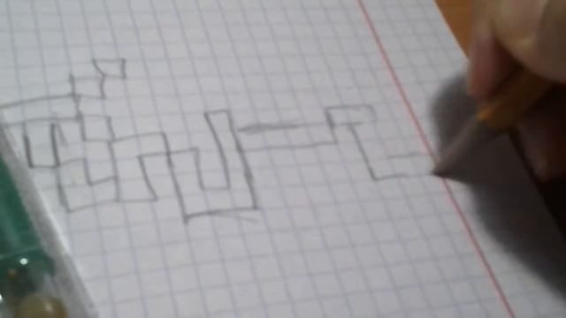 Как рисовать по клеточкам теленка?!? смотреть онлайн
