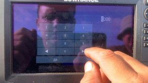 Настройка Палитры на Lowrance HDS. Постановка на точку.
