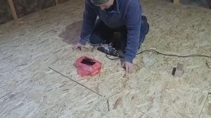 Укладка osb 9 мм на черновой пол в 2 слоя. | 🍀 Строю САМ