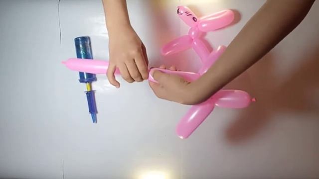 ЗАЙЧИК из шарика ШДМ como hacer un conejo con globos Balloon Bunny DIY TUTORIAL