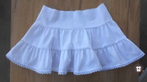 Сшить юбку для девочки за полдня.