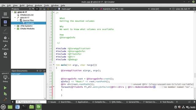 17. QStorageInfo смотреть онлайн