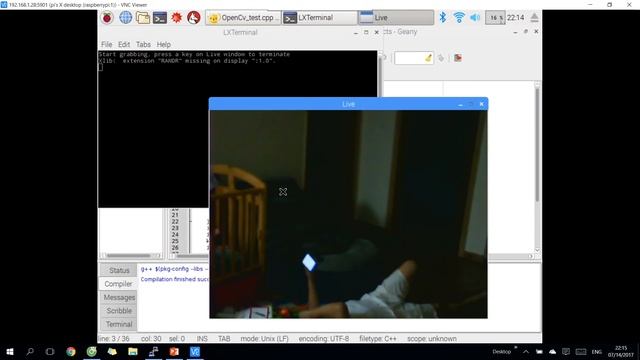 Установка OpenCV на Raspberry Pi и пример C ++ Python смотреть онлайн