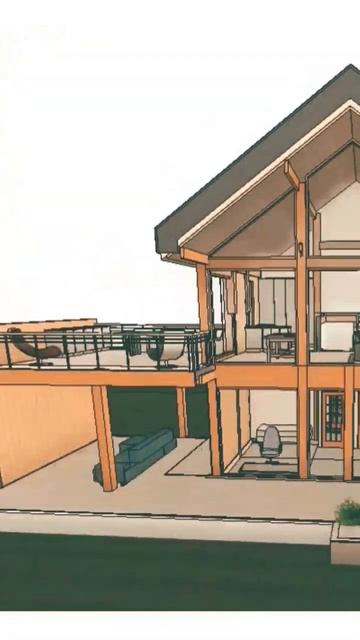 Облёт проекта нашего дома Барнверк 154. #стройка #приро? смотреть онлайн