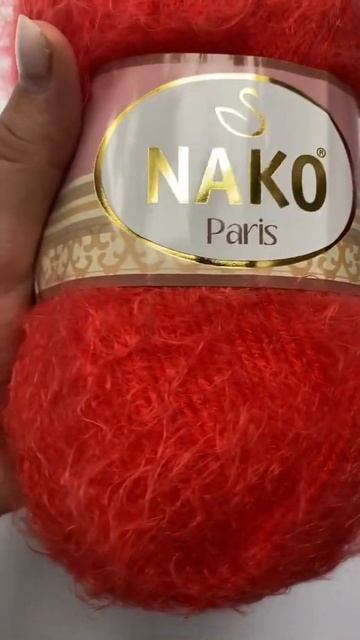 Подробный обзор пряжи Nako Paris №11271 Красно-гранатовый