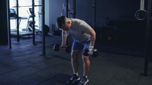 Тяга двух гантелей в наклоне супинированным хватом/ Dua