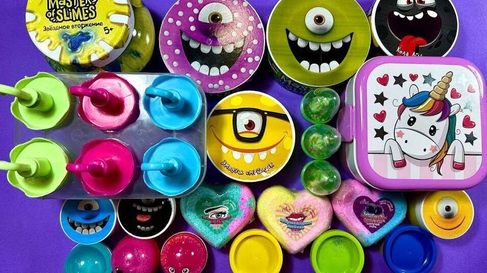 Слайм АСМР | АСМР видео | Satisfying Video