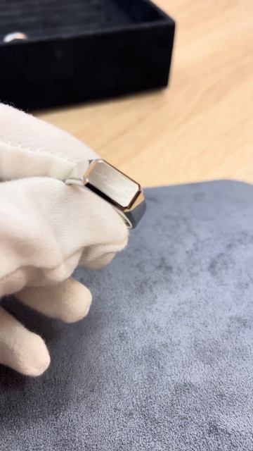 Кольцо из платины. Ширина 7,0 мм. Вес 16,14 гр. смотреть онлайн