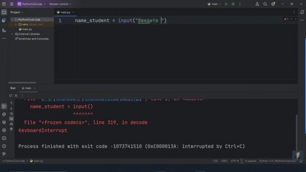 Функции print() и input() в Python