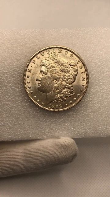 1 Доллар 1898 Морган доллар / Серебряная монета #coin #collection смотреть онлайн
