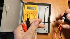 Орион PW 270 - зарядное устройство для авто-аккумулятора - установка ампер-вольтметра.