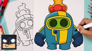 Как нарисовать СПАЙКА из БРАВЛ СТАРСА (БЕЗ ЛИШНИХ СЛОВ)